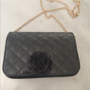 Evening shoulder bag black